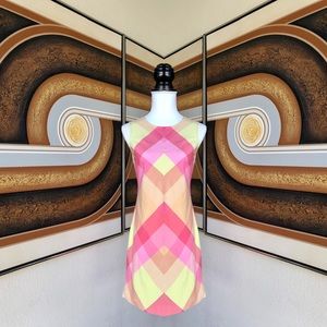 Vintage ESPRIT Blown Up 🌸Pastel🌸 Plaid Dress